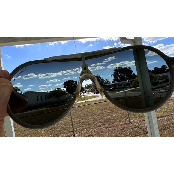 Vintage Derapage Vitaloni FS 66 Sunglasses Silver Grey Italy Ski Snow Goggles main image 11